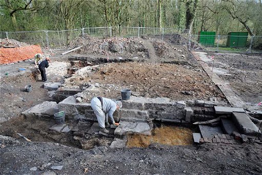 Mellor Mill excavations in 2009